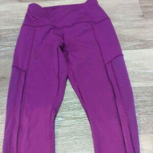 Lululemon hot to street crop womens size 6
